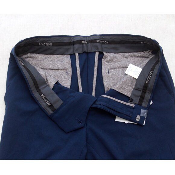 Kenneth‎ Cole Reaction Men's Dress Pants Blue 34Wx32L E02119 - Picture 8 of 9